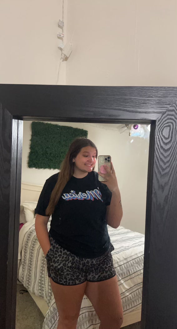 Spot On Leopard Drawstring Everyday Shorts | Comfy Elastic Waist Shorts