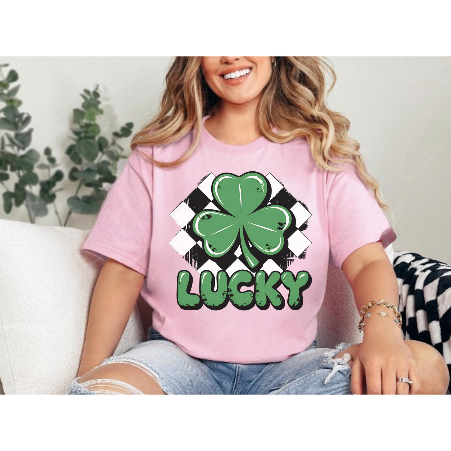 Lucky Shamrock Short Sleeve Tee | St Patrick’s Day Tshirt