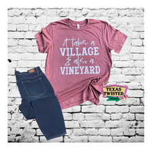 Load image into Gallery viewer, Village and Vineyard Graphic Tee
