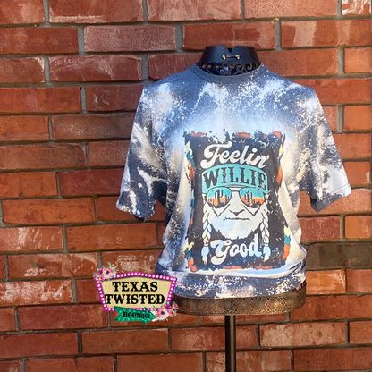 Feelin’ Willie Good Bleached Tee