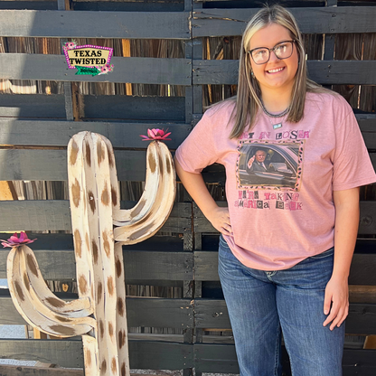 Donald Trump Get in Loser We’re Taking america Back Graphic Tee | Heather Blush | 45th president | MAGA | Political Election 2024