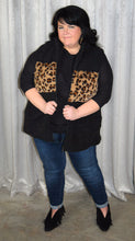 Load image into Gallery viewer, Layers of Cozy Leopard Sherpa Vest
