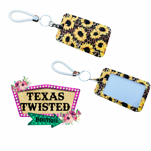 Card Holder with Removable Keychain Wristlet
