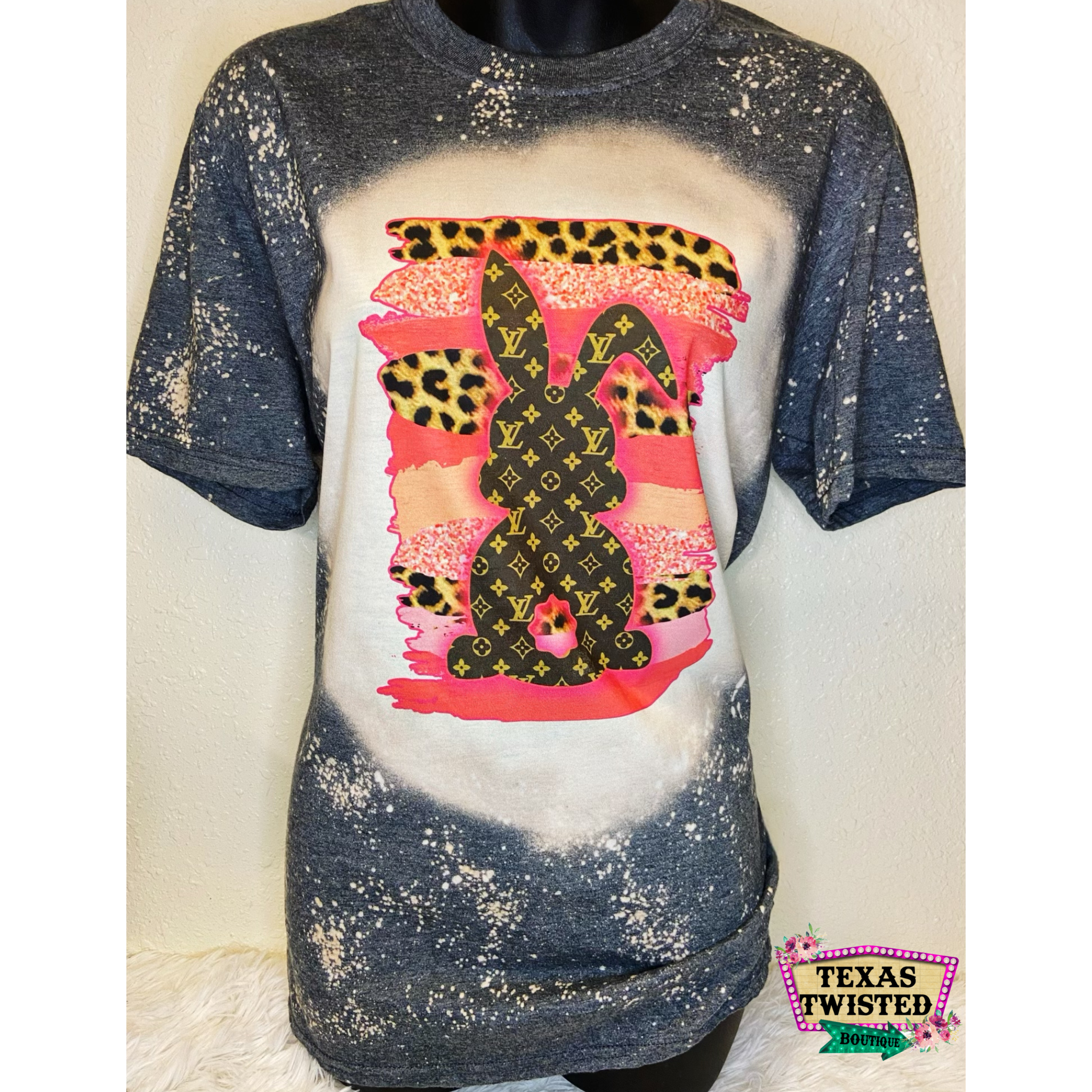Texas Twisted Boutique Classic LV Drip Graphic Tee