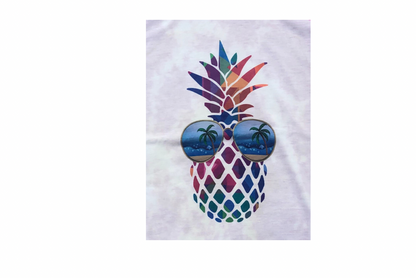 Pineapple  Bleached Tee