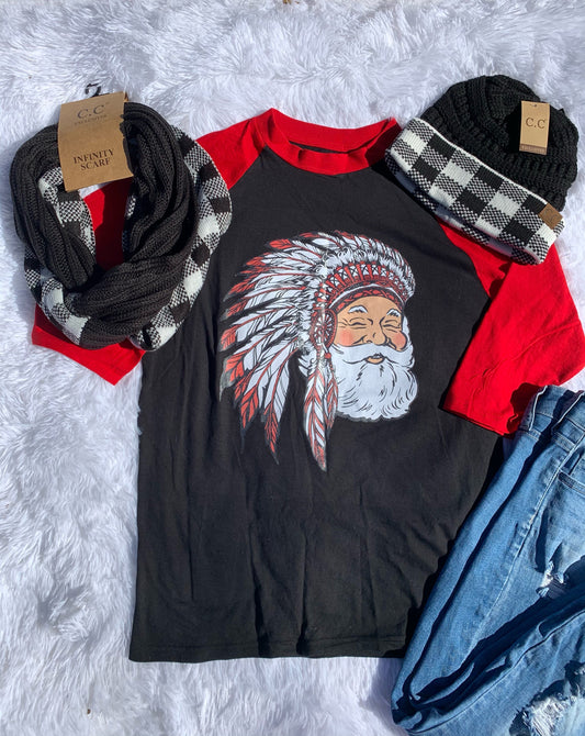 Santa Indian Graphic Tee