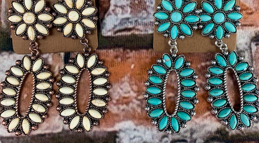 Western Boho Blossom Earrings