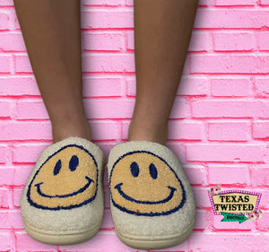 Smiley Face House Shoes