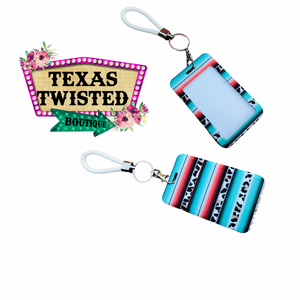Card Holder with Removable Keychain Wristlet
