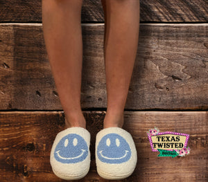 Smiley Face House Shoes